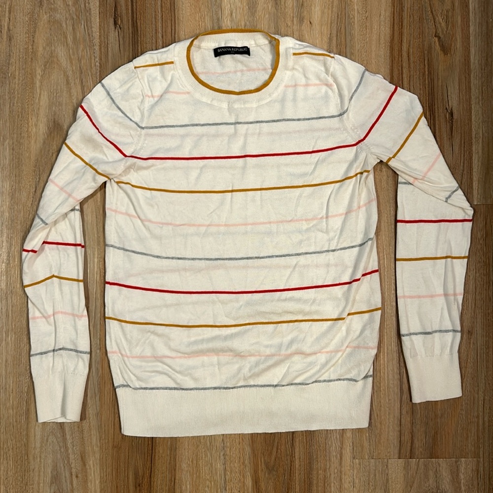 Striped Banana Republic women’s sweater